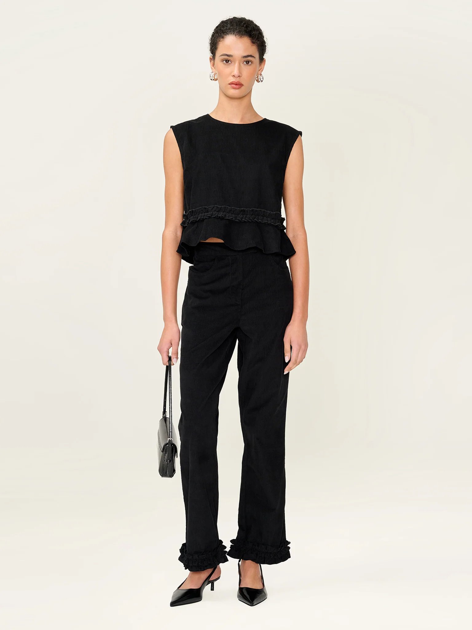 OMNES Olin Trouser in Black - 2
