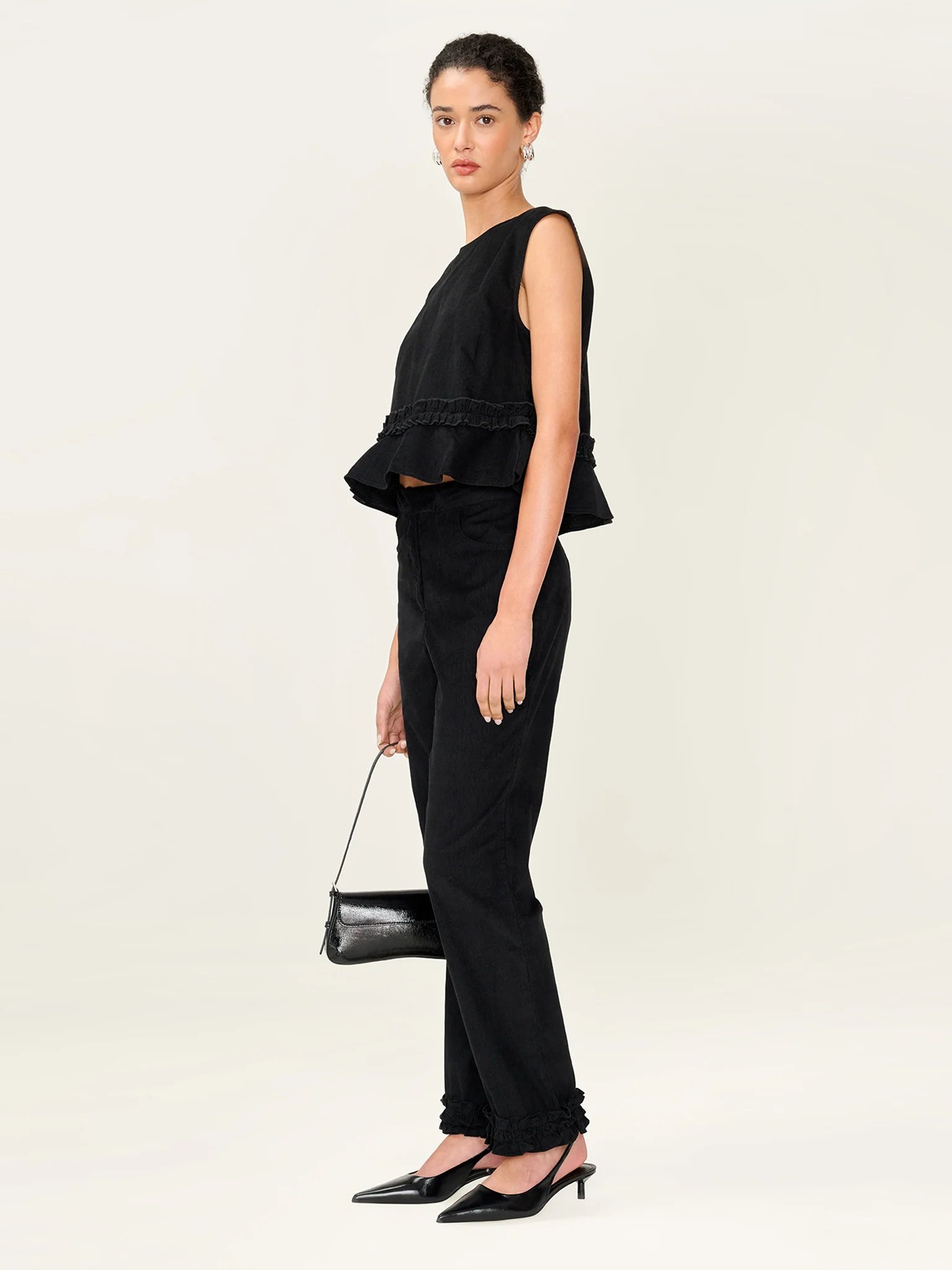 OMNES Olin Trouser in Black - 3