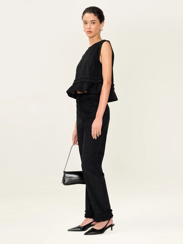 OMNES Olin Trouser in Black - 3