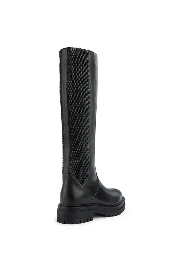 Geox Geox Women's Black 'D Iridea J' Leather Boots - 2