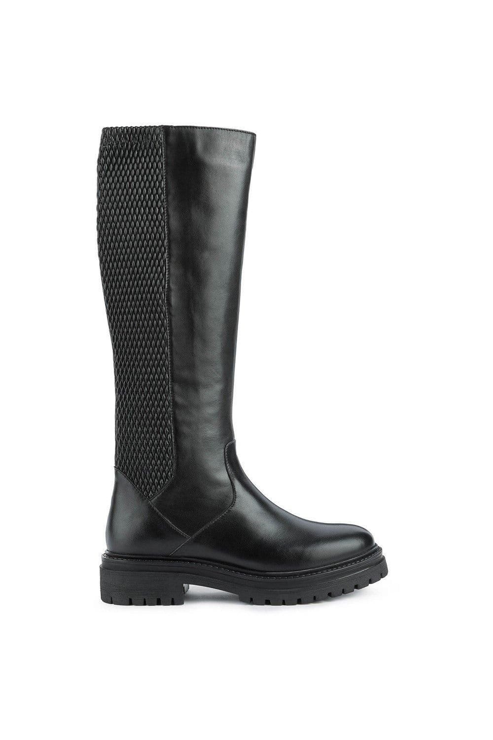 Geox Geox Women's Black 'D Iridea J' Leather Boots - 4