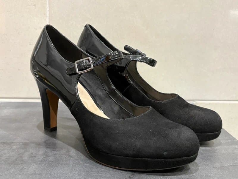 Clarks New Size 8 D Clarks Kendra Angie High Heeled Leather Shoes BNWT