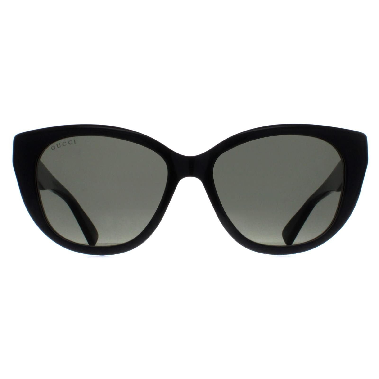 Gucci Gucci Women's Cat Eye Black Grey GG1588S - 1