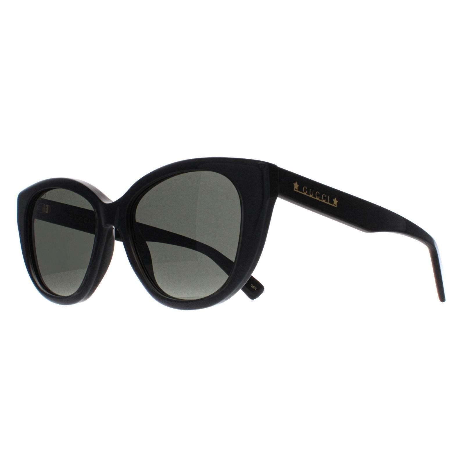 Gucci Gucci Women's Cat Eye Black Grey GG1588S - 2