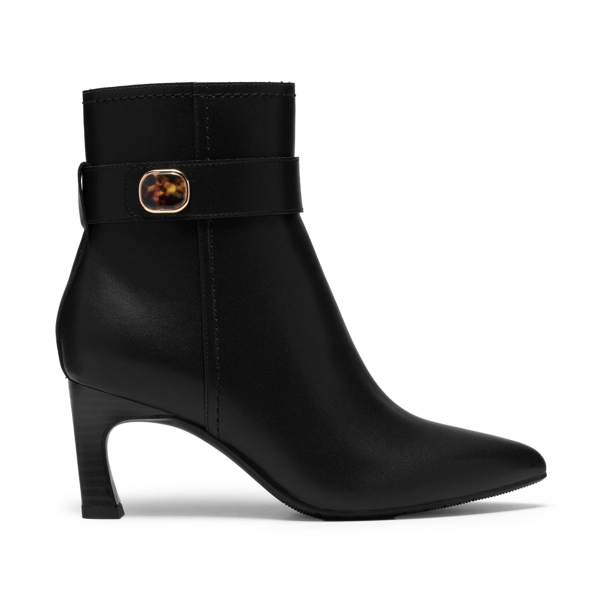Clarks Clarks Women's Tammitha Nora Black Leather Ankle Boots