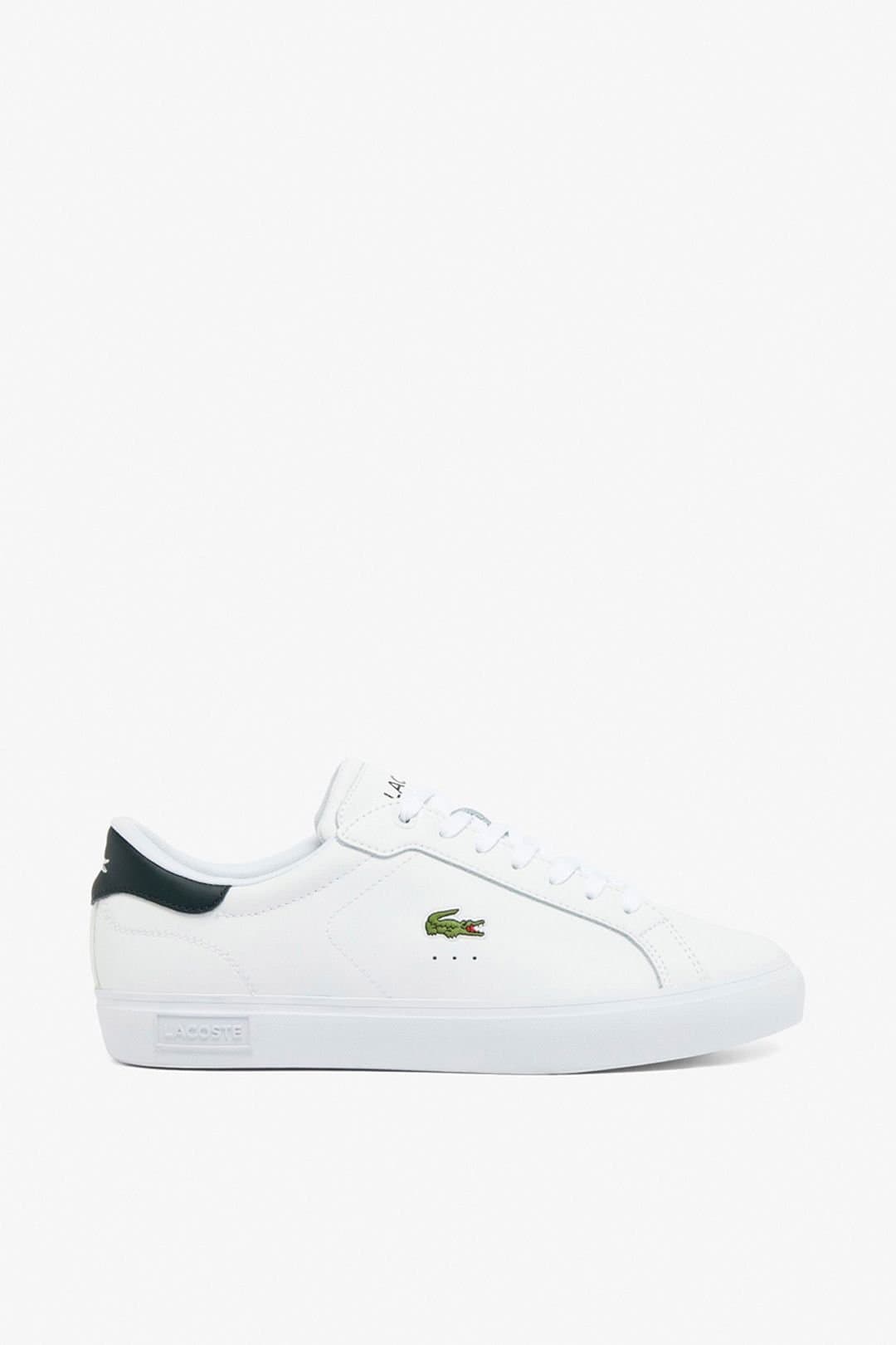 Lacoste Lacoste Men's Powercourt 125 Trainers White/Dark Green in White
