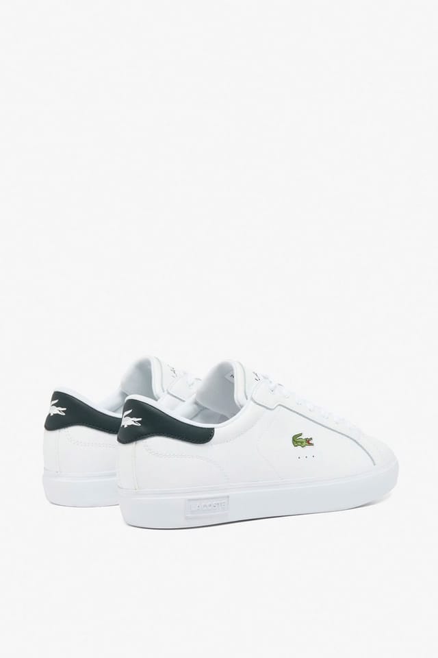 Lacoste Lacoste Men's Powercourt 125 Trainers White/Dark Green in White - 3