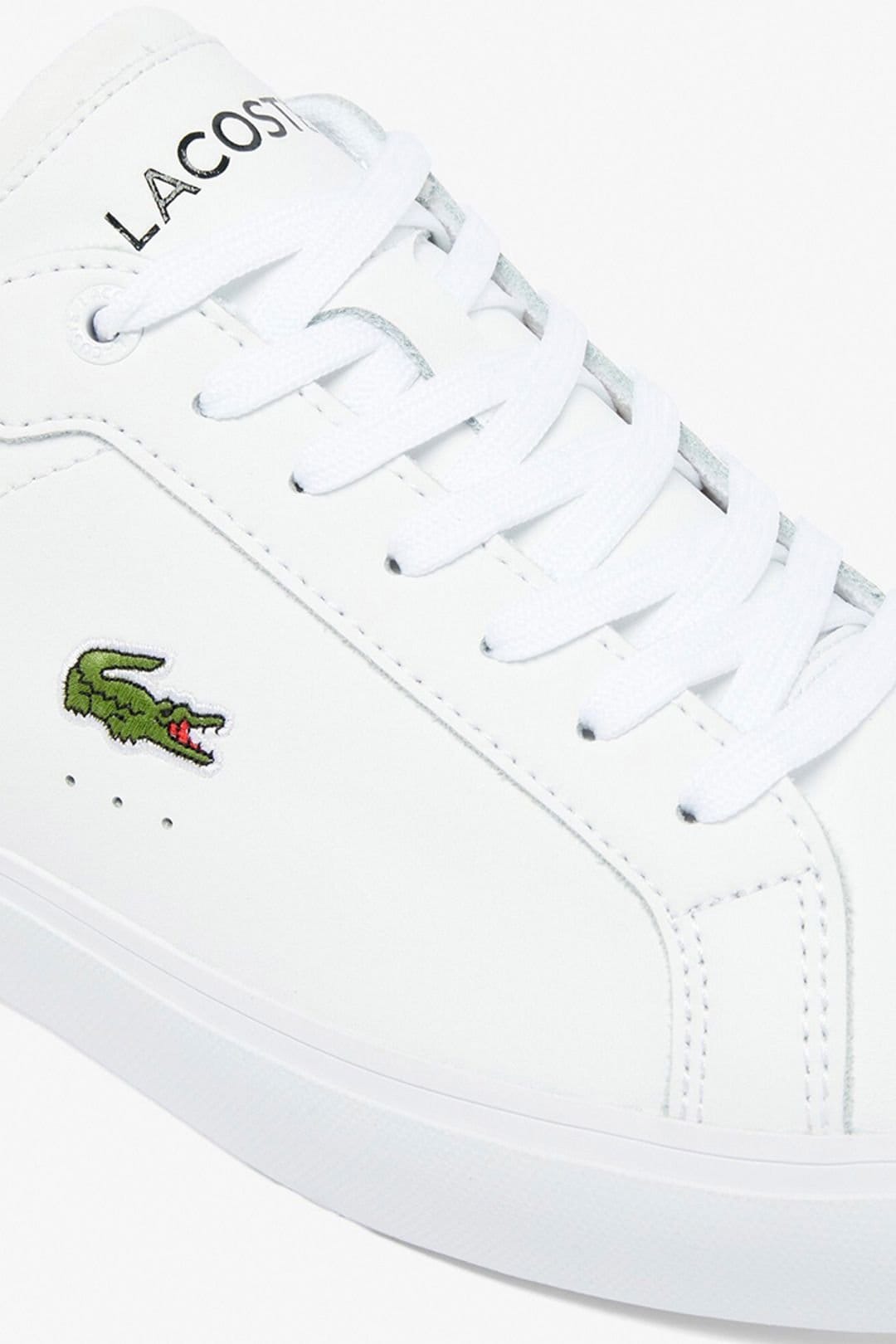 Lacoste Lacoste Men's Powercourt 125 Trainers White/Dark Green in White - 4