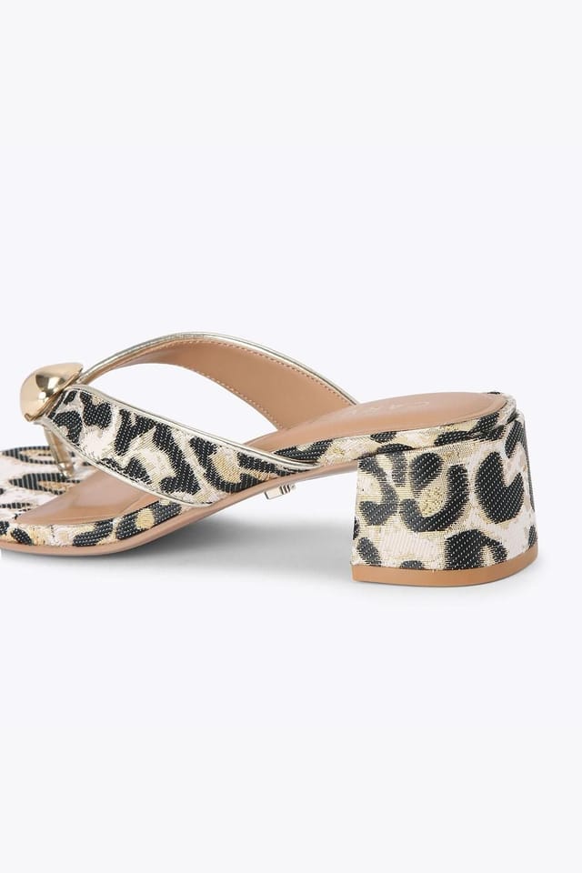 Carvela Carvela Women's 'Sorano Block' Fabric Sandals - 3