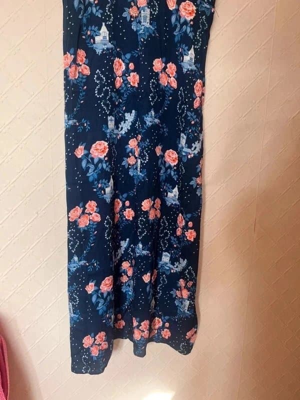 Cath Kidston Cath Kidtson Blue Strap Patterned Summer Dress