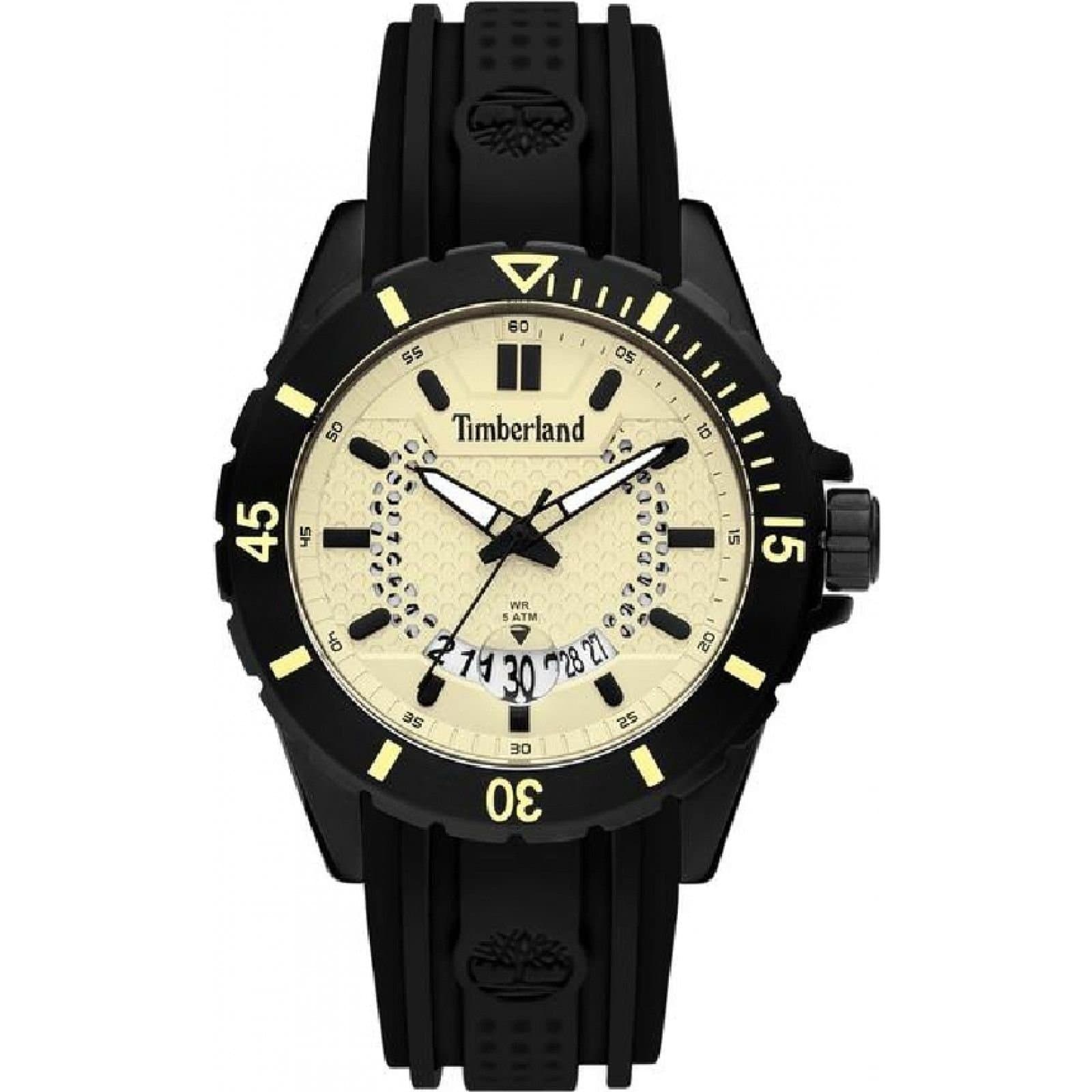 Timberland Timberland Men's 15578JSB-14P 46mm Quartz Watch in Black