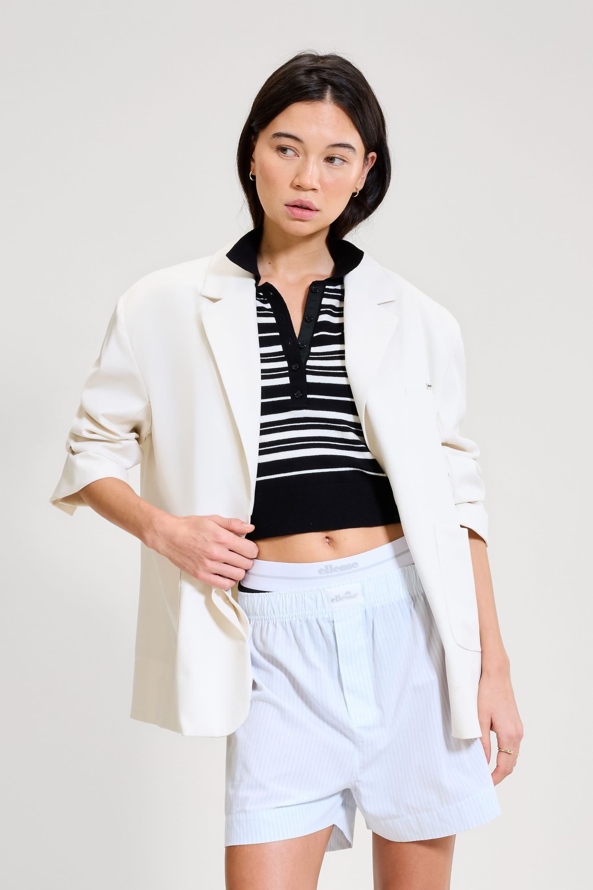 Ellesse Ellesse Women's The Tailored Blazer in Off-White