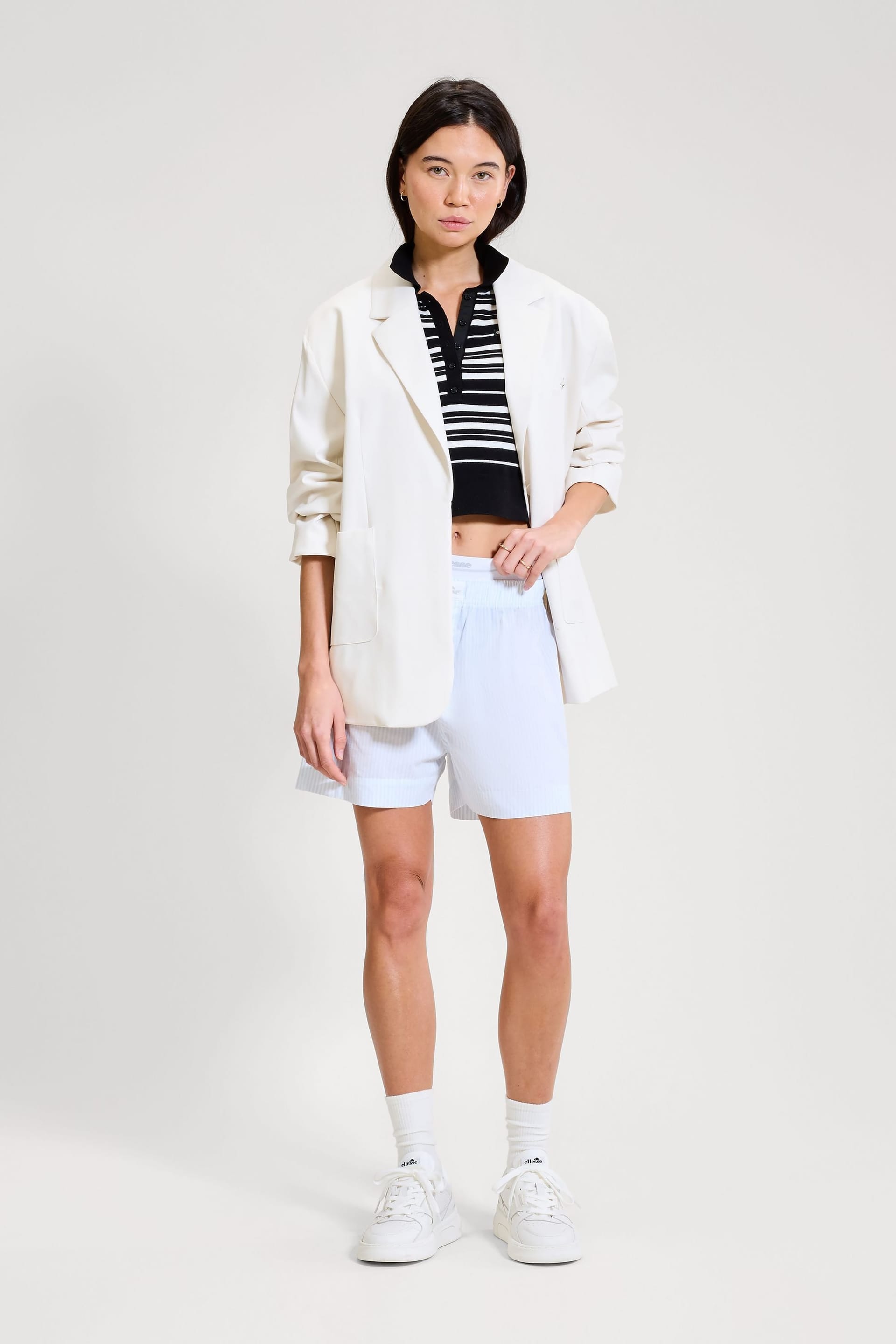 Ellesse Ellesse Women's The Tailored Blazer in Off-White - 4