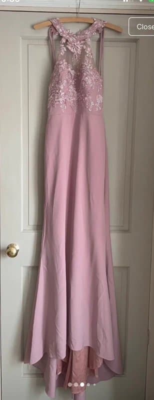 JJs House Dusty Pink Bridesmaid Dress size 8