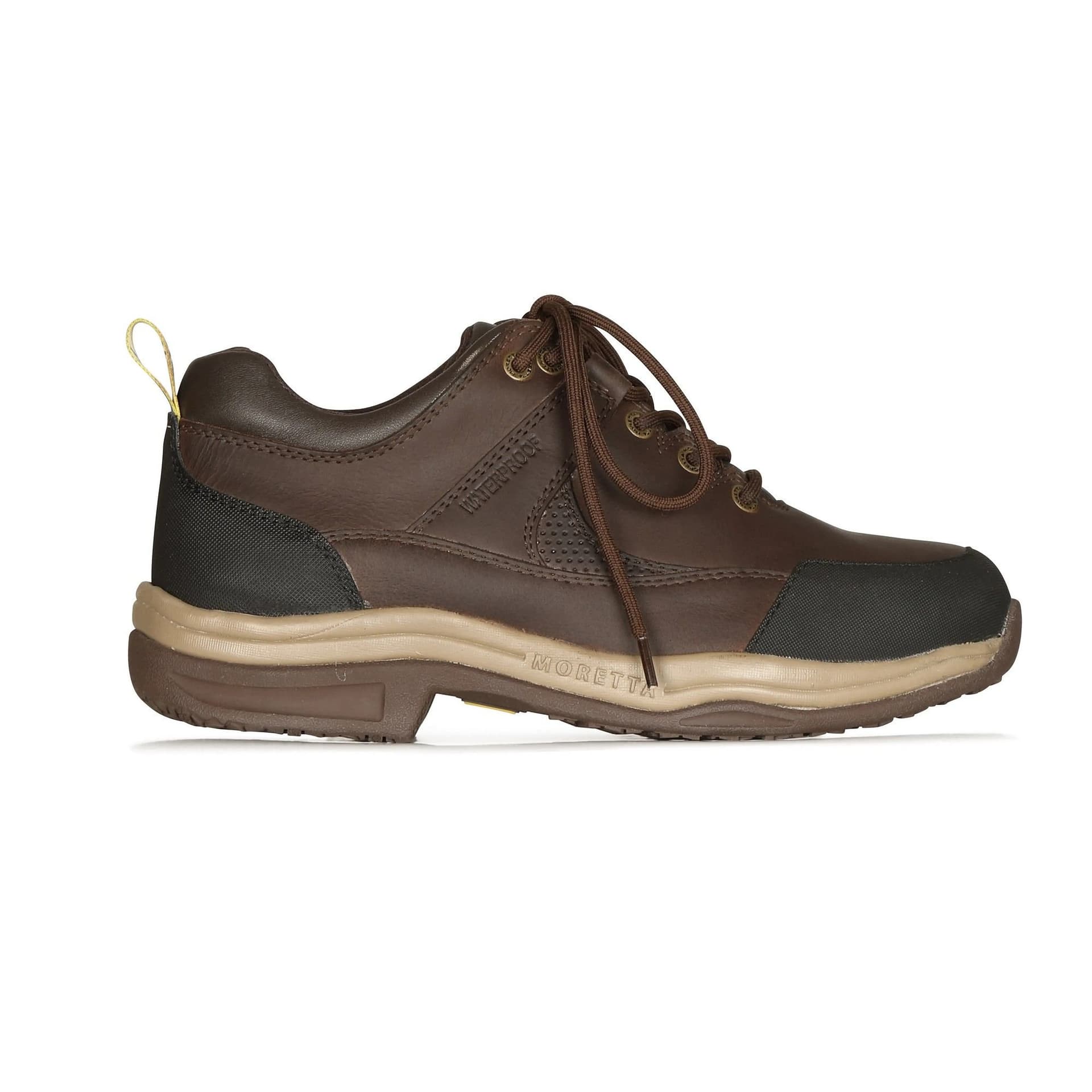 Moretta Moretta Women's Norvara XGRIP Buffalo Leather Trainers in Brown