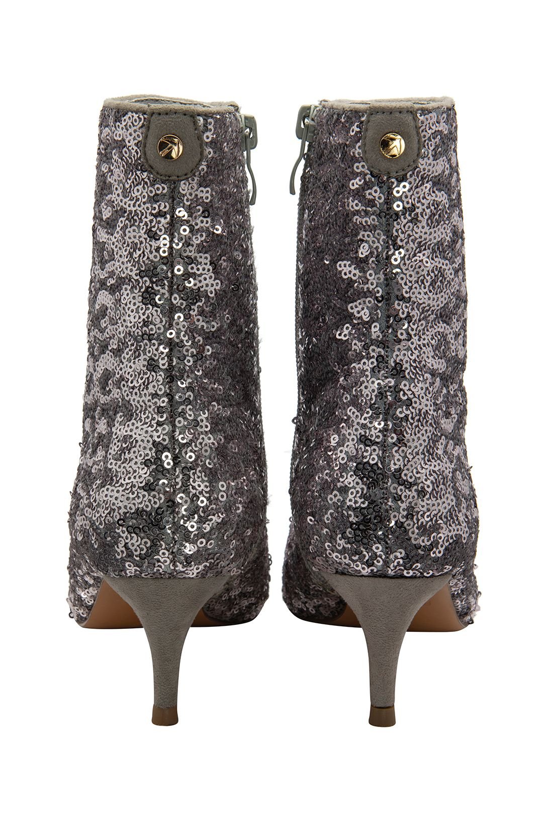 Ravel Ravel Women's 'Currans' Kitten Heel Ankle Boots in Silver - 3