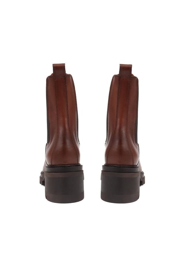 Jones Bootmaker Jones Bootmaker Women's Darrah Leather Chelsea Boots in Brown - 3