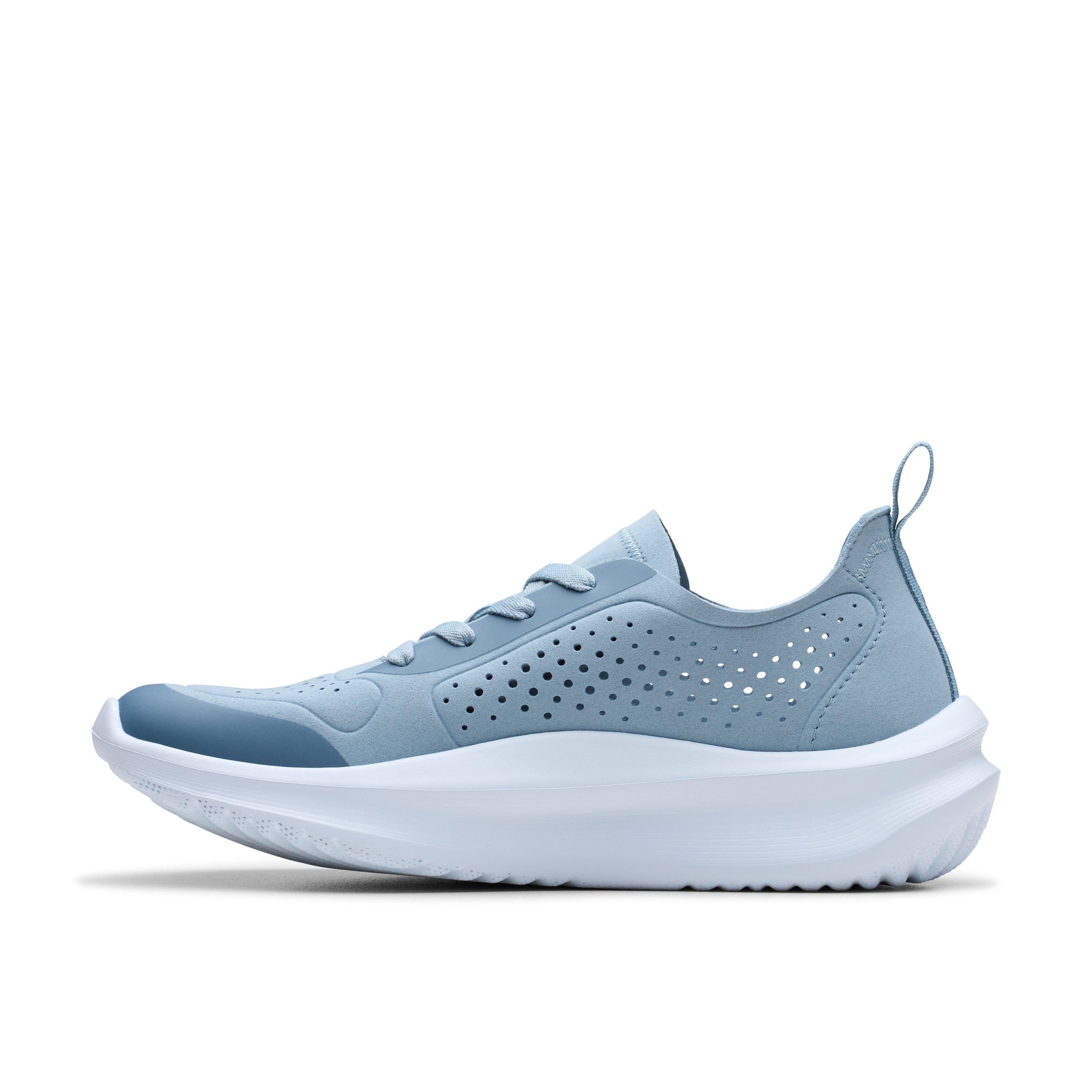 Clarks Clarks Women's Solevana Tie Light Blue Trainers - 2