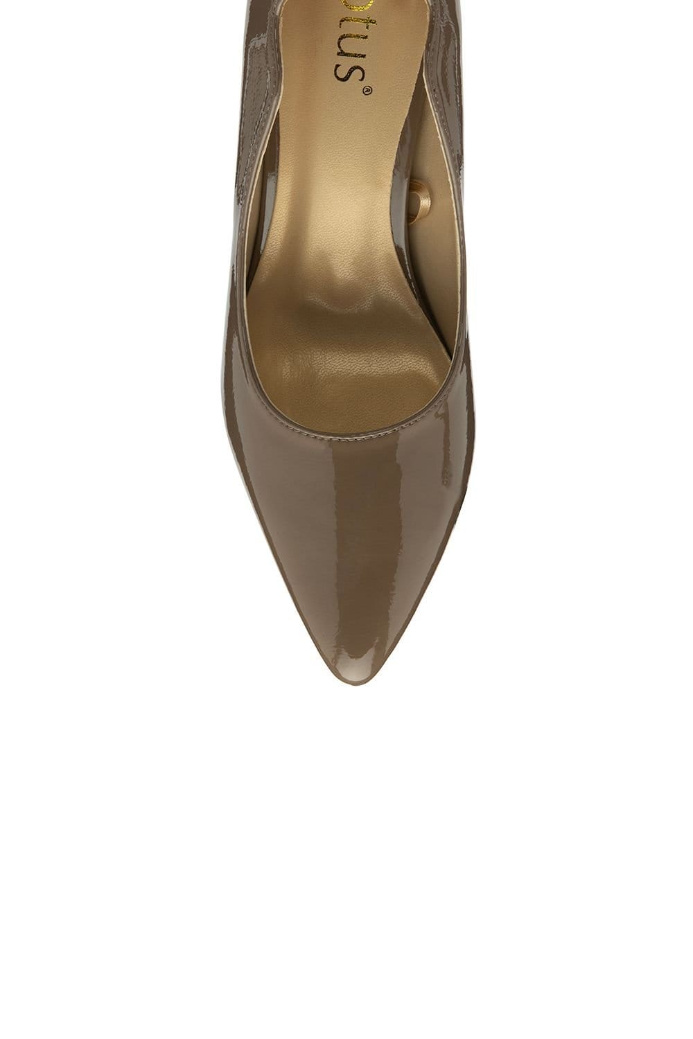 Lotus Lotus Women's 'Meg' Pointed-Toe Court Shoes in Taupe - 4