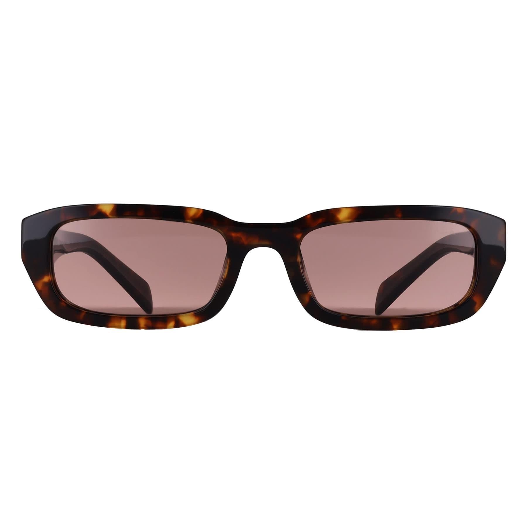 Prada Prada Women's Rectangle Root Tortoise Light Brown PRB06S