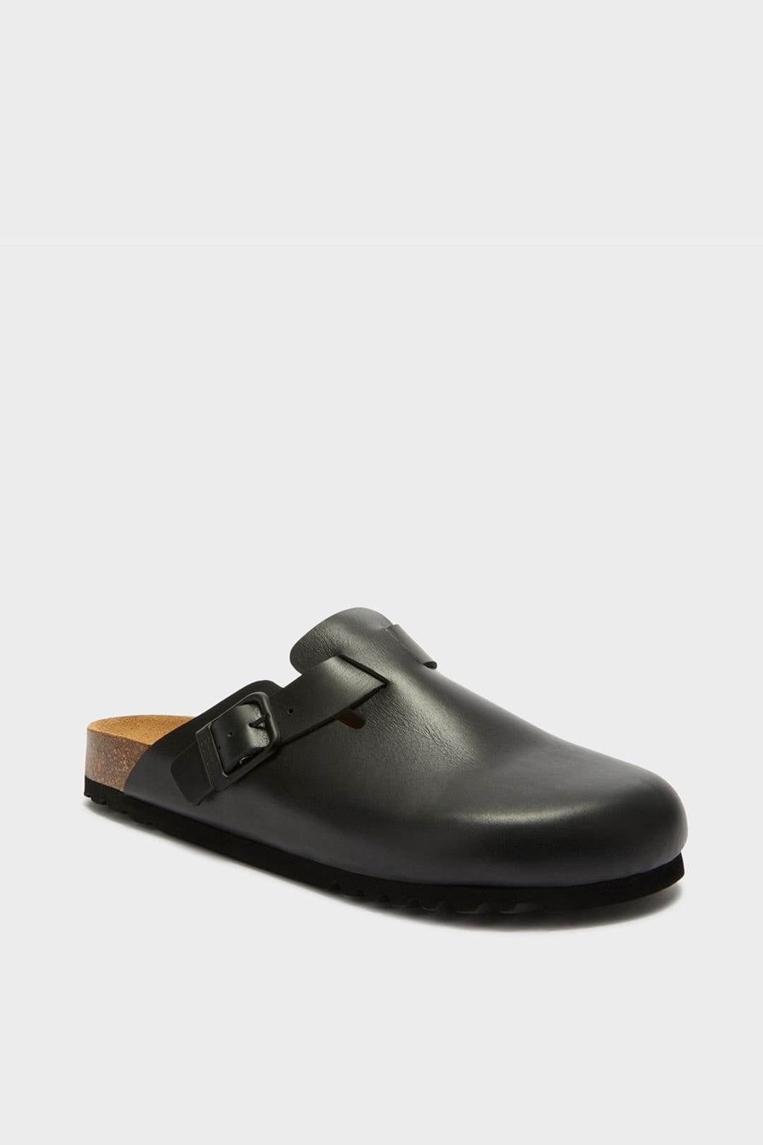 Scholl Scholl Women's Oliver Leather Clog Black - 2