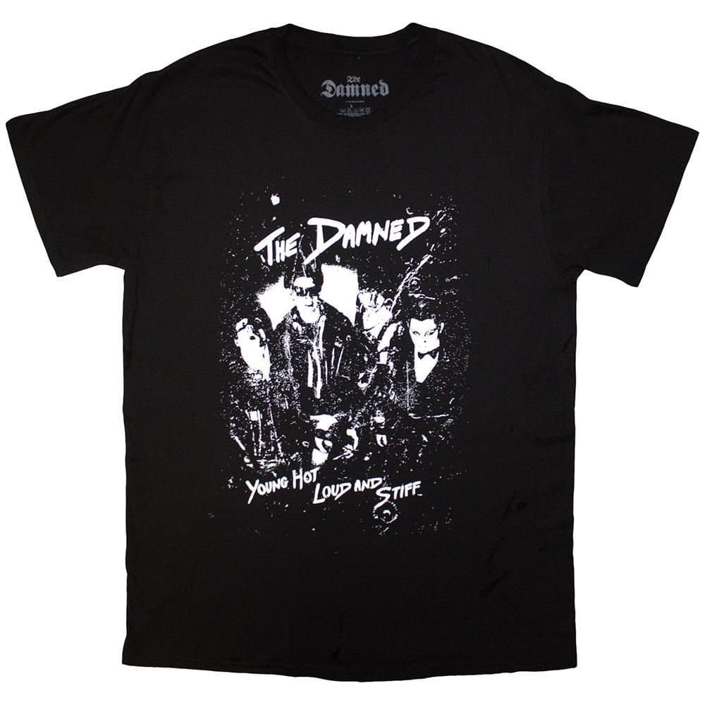The Damned The Damned Men's Young Hot Loud & Stiff T-Shirt in Black