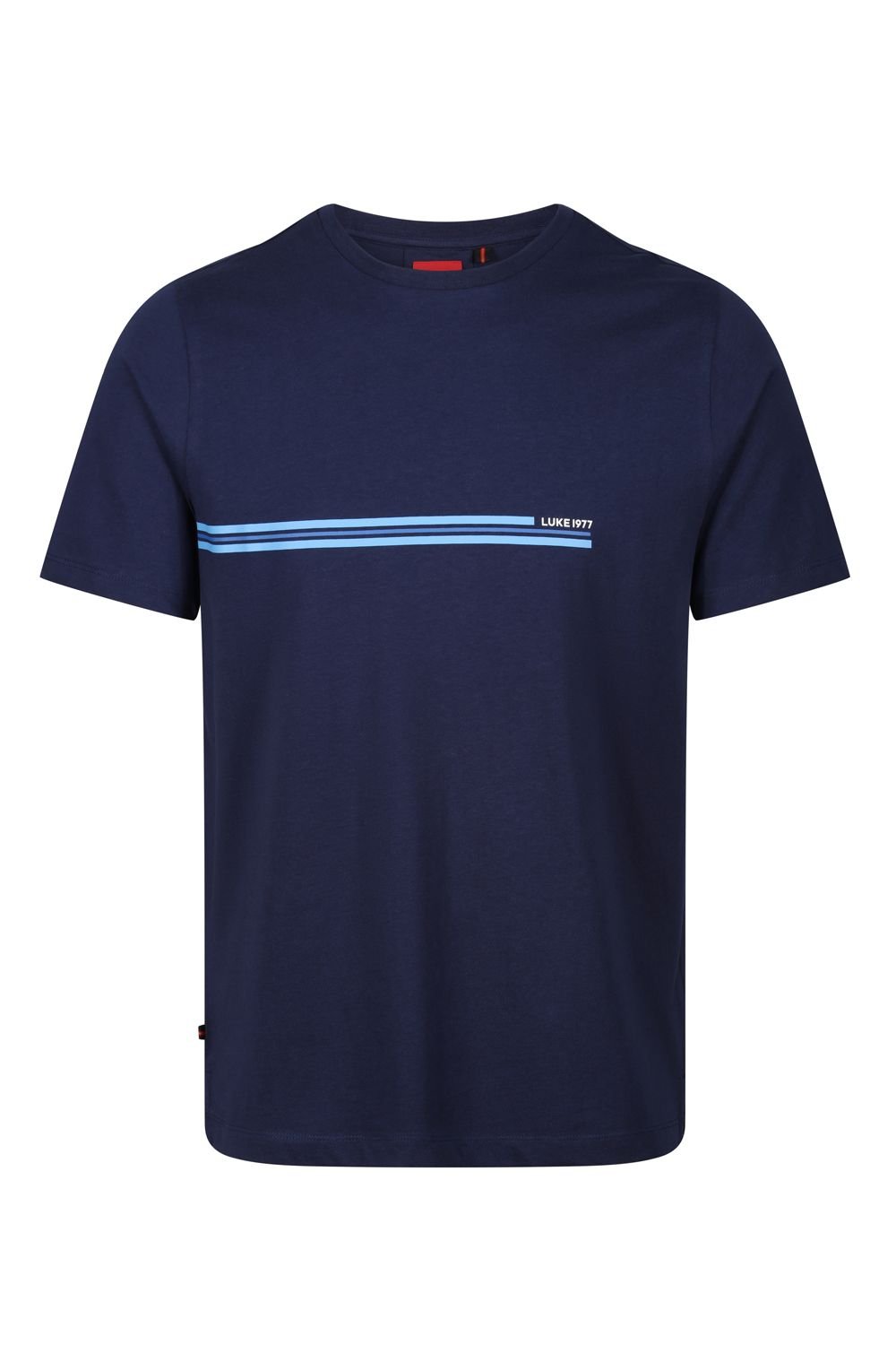 Luke 1977 Luke 1977 Men's Block Stripe T-shirt in Navy - 4