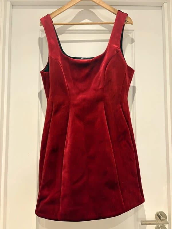 ASOS Velvet asos design mini dress size 14/16