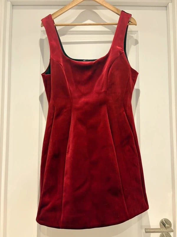 ASOS Velvet asos design mini dress size 14/16 - 1