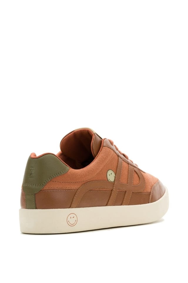 Hush Puppies Hush Puppies Men's Charlie Smiley Trainer in Tan - 2