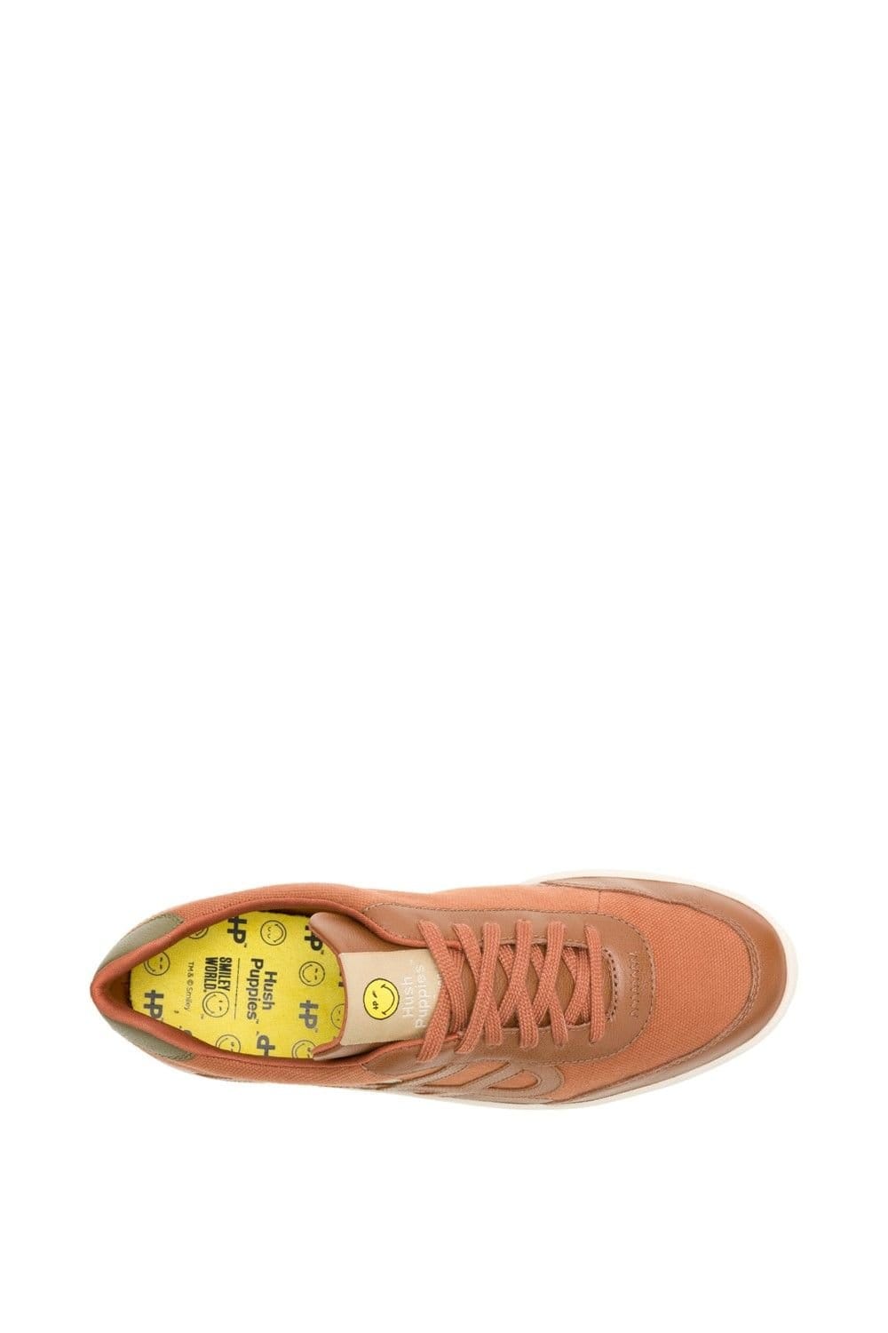 Hush Puppies Hush Puppies Men's Charlie Smiley Trainer in Tan - 4