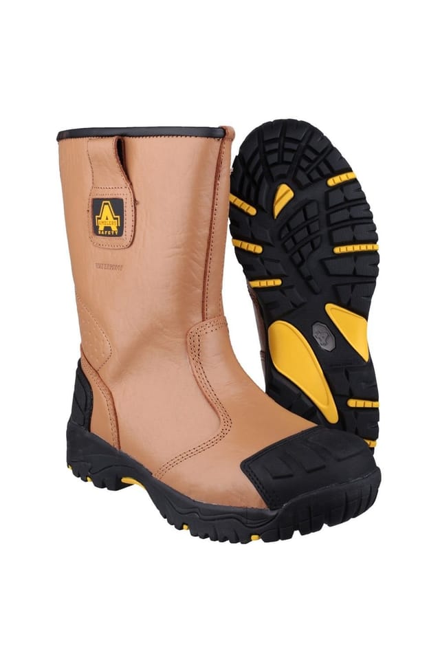 Amblers Amblers Men's 'FS143' Riggers Safety Boots in Tan - 3