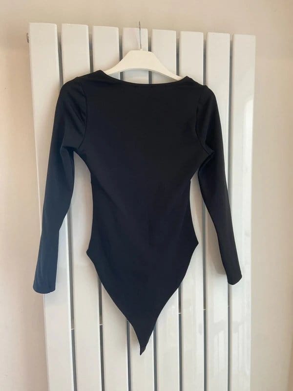 New Look Black Bodysuit Top