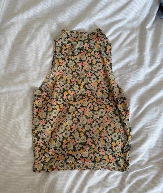 ASOS Women’s high neck crop top size 10 - 1