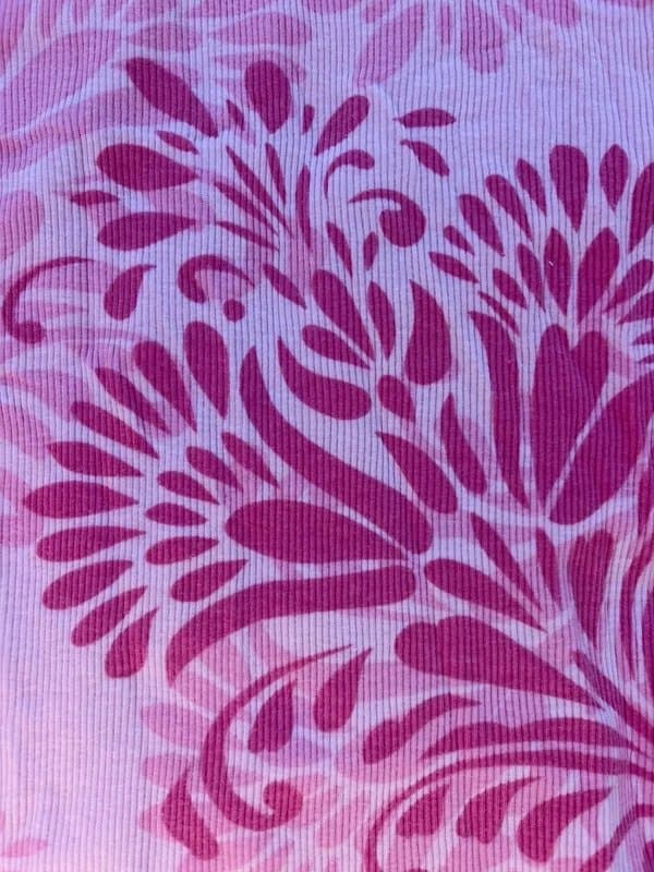GAP Pink Paisley Tuscan Top