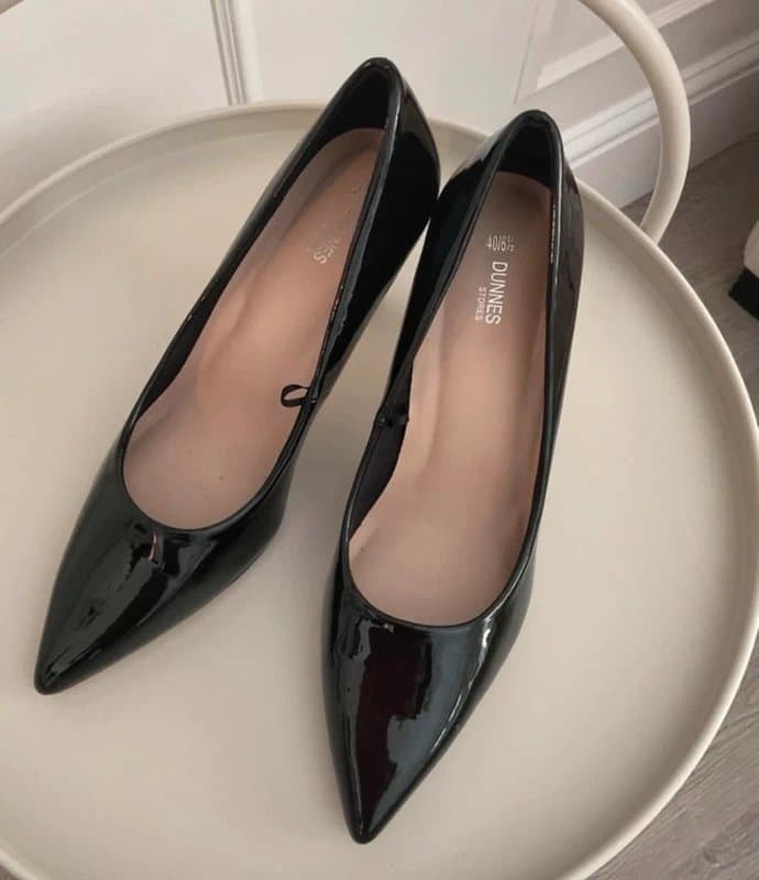 Dunnes Stores Dunnes stores black patent court shoes size 6.5