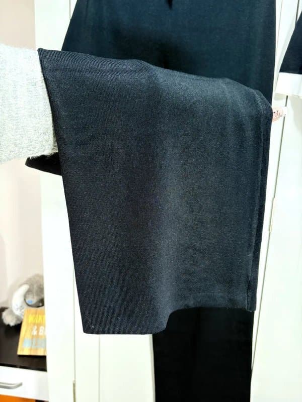 Fashion Nova Fashion nova ribbed knit pant set buttoned top and wide leg trousers outfit co ord size 12