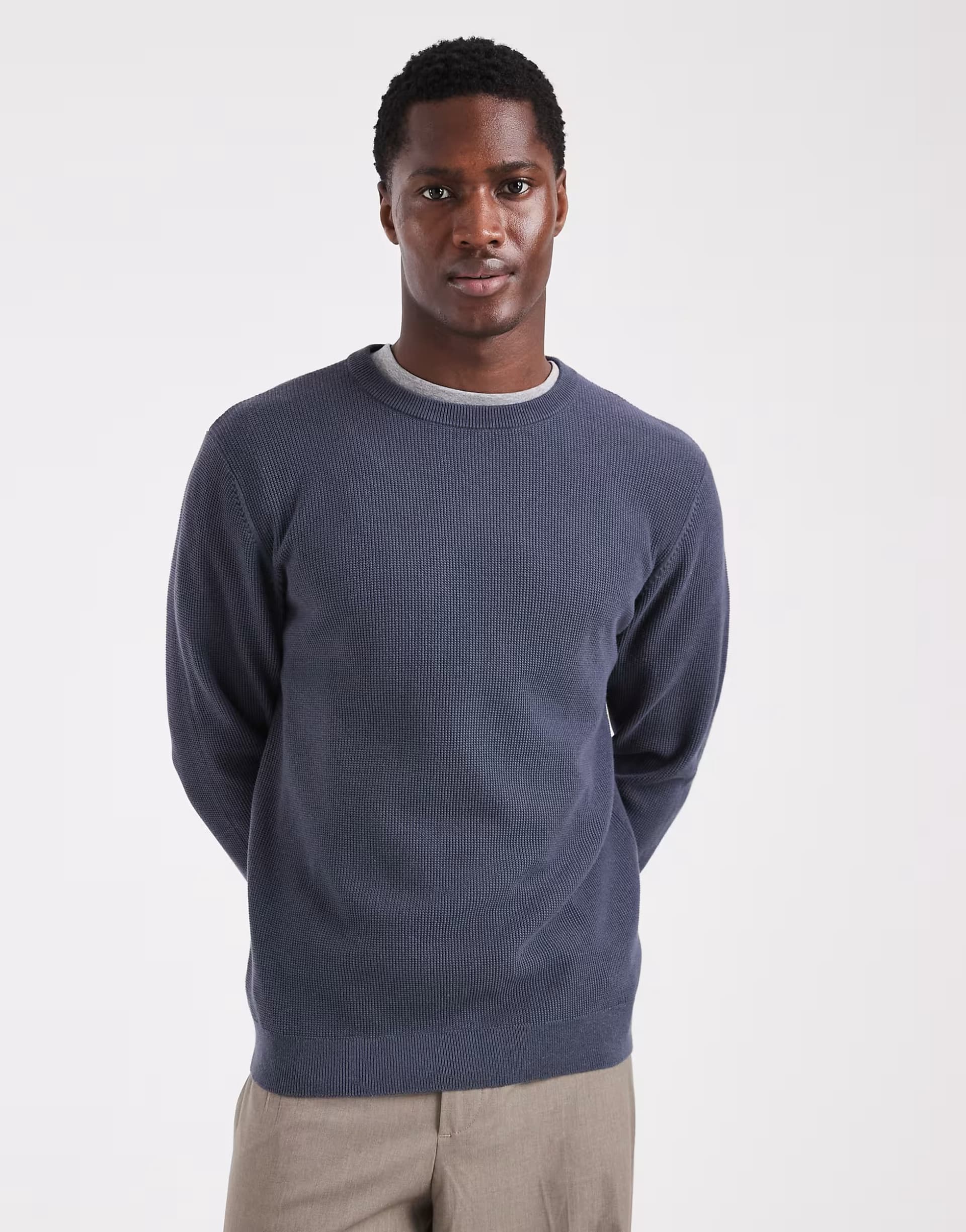 ASOS New Look jumper in petrol blue