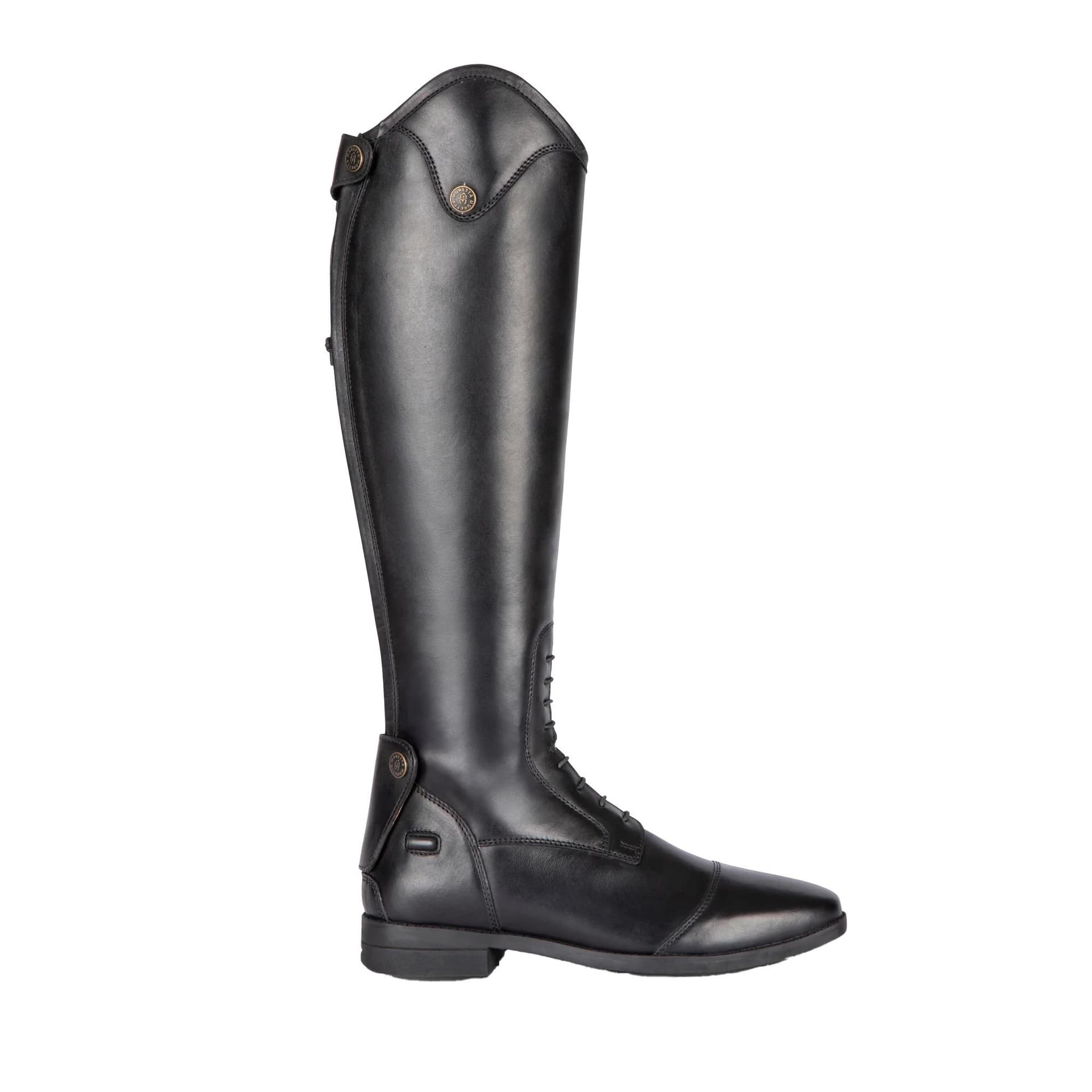 Moretta Moretta Women's Ortona Leather Long Riding Boots in Black