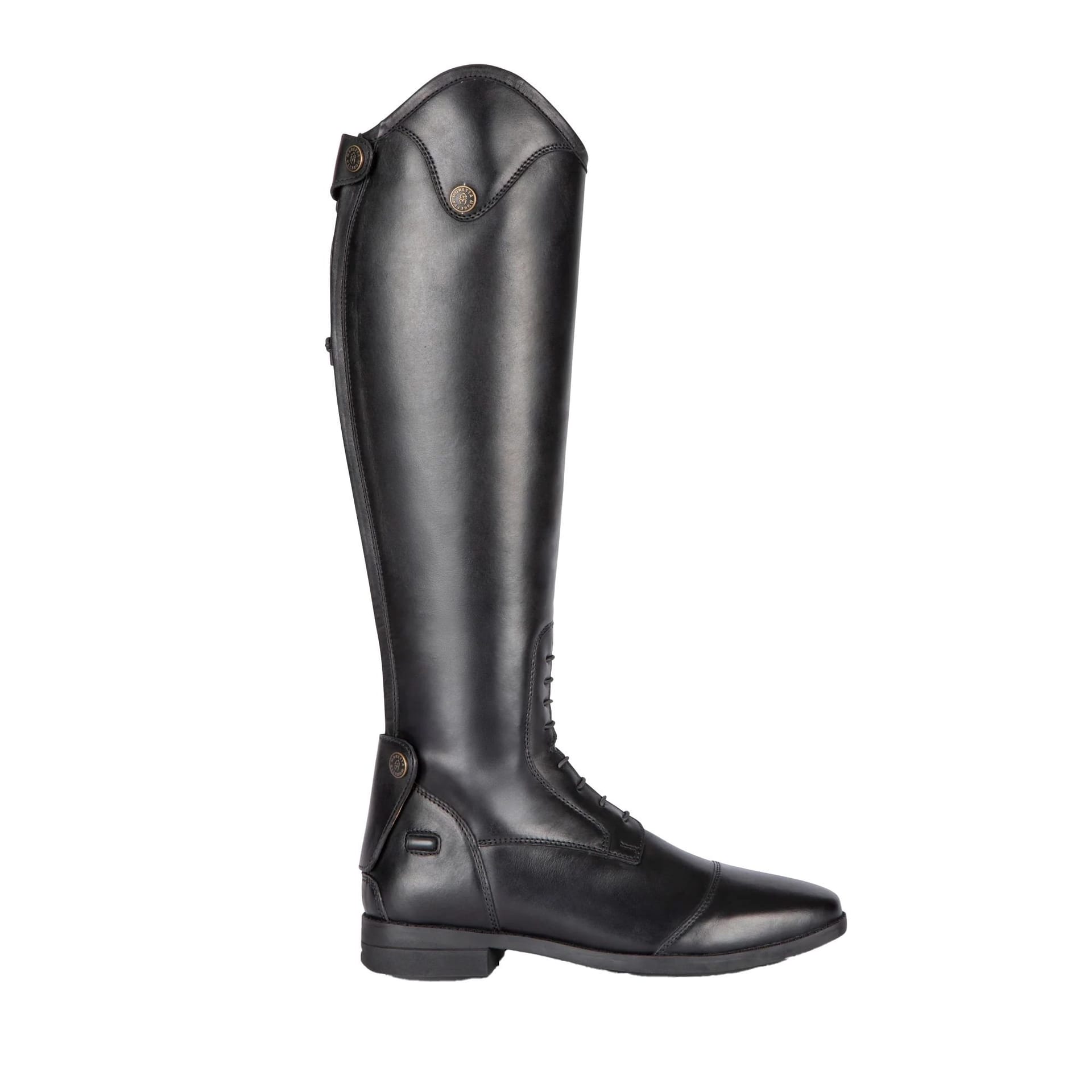Moretta Moretta Women's Ortona Leather Long Riding Boots in Black - 4