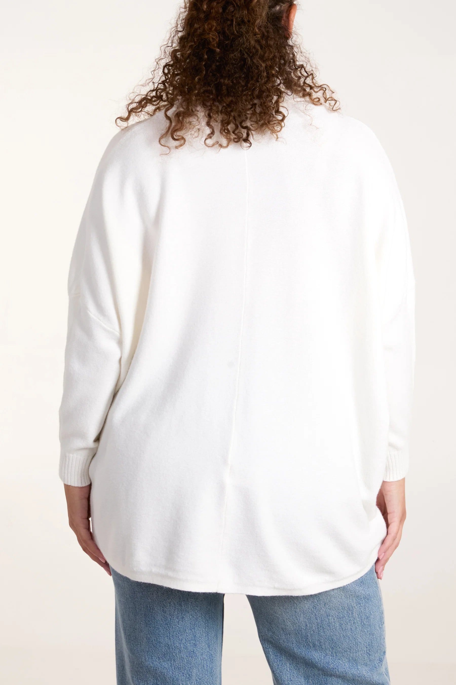 Blue Vanilla Round Neck Pocket Jumper - 4