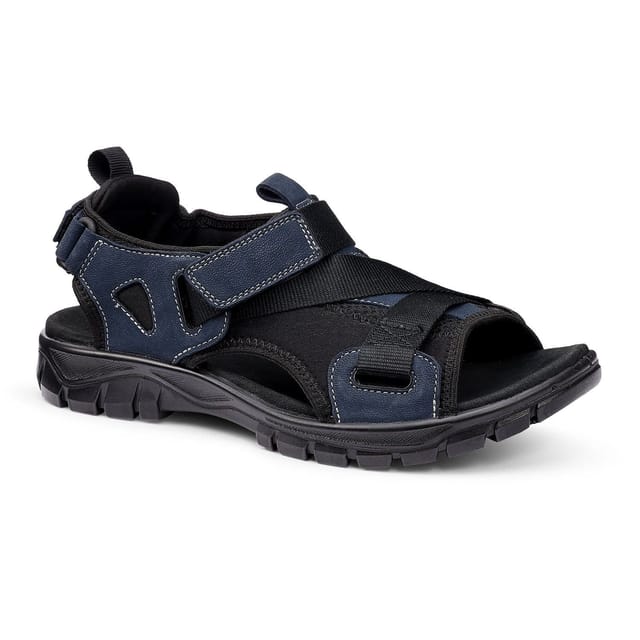 Hotter Hotter Men's 'Track' Walking Sandals in Dark Navy - 2