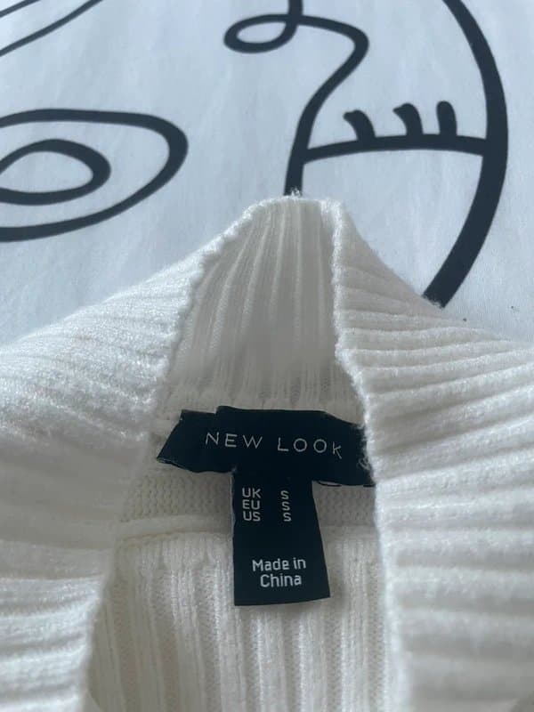 New Look White Knit jumper