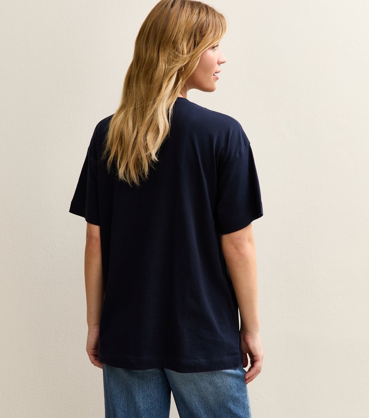 New Look Women's Navy Oversized T-Shirt New Look - 4