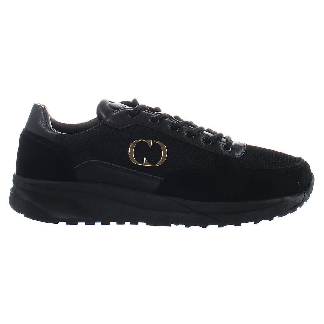 Criminal Damage Criminal Damage Men's Chase Lace-Up Black Synthetic Trainers