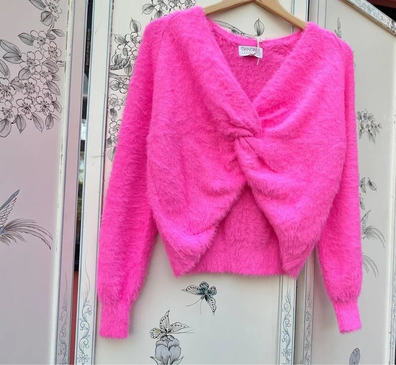 Dancing Leopard RARE!Rrp£55!DL Jumper Cardigan Holiday Shopping Sightseeing Baby Shower Brunch Statement 18