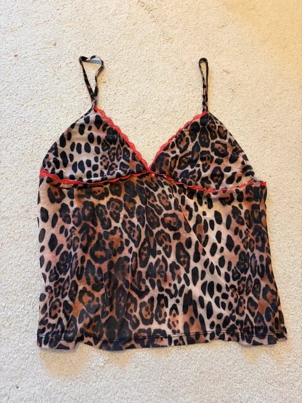 ASOS leopard print cami tank