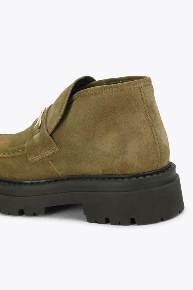 Steve Madden STEVE MADDEN Women's 'Karima K/O' Suede Boots in Dark Green - 3