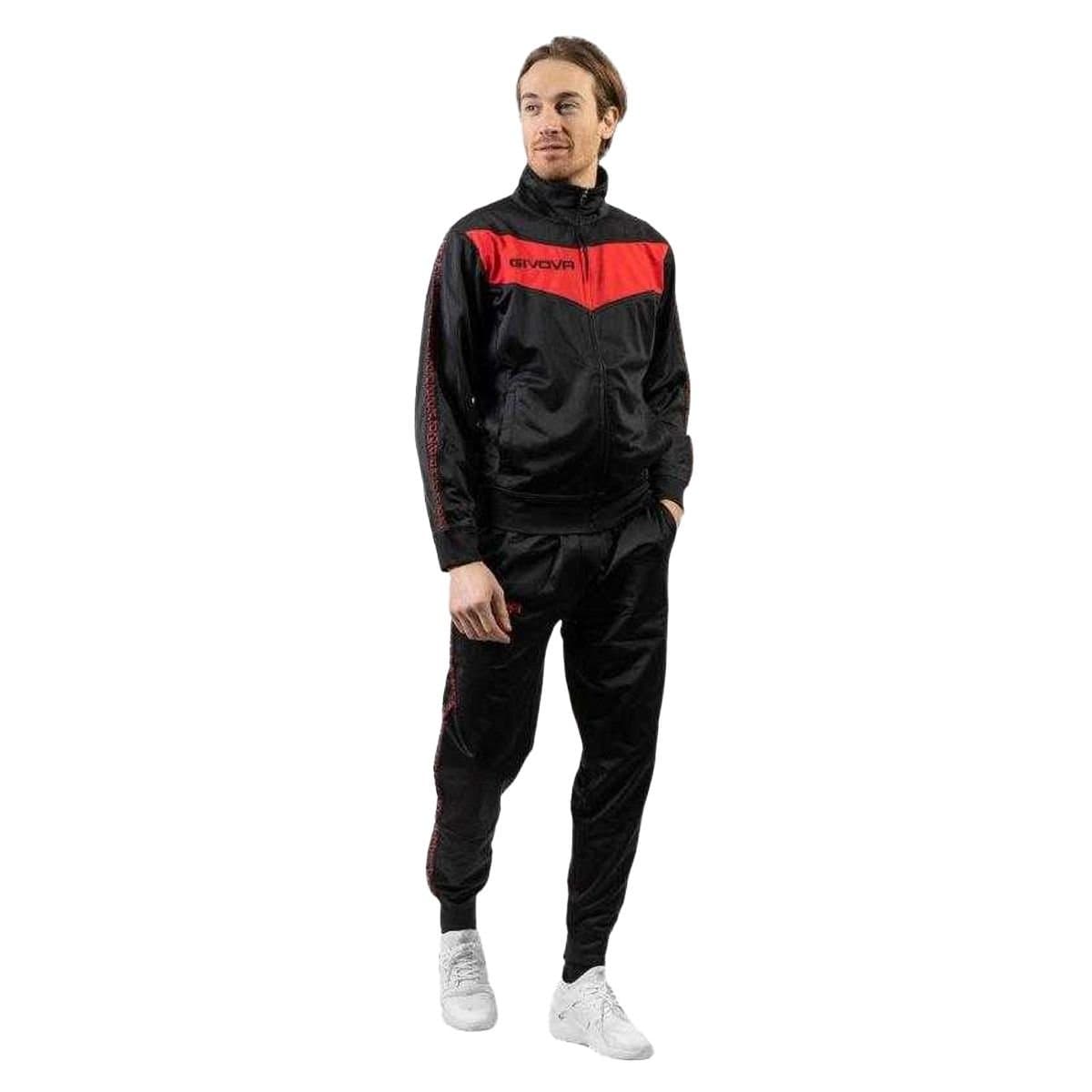 Givova Givova Men's Tuta Visa Tracksuit in Black