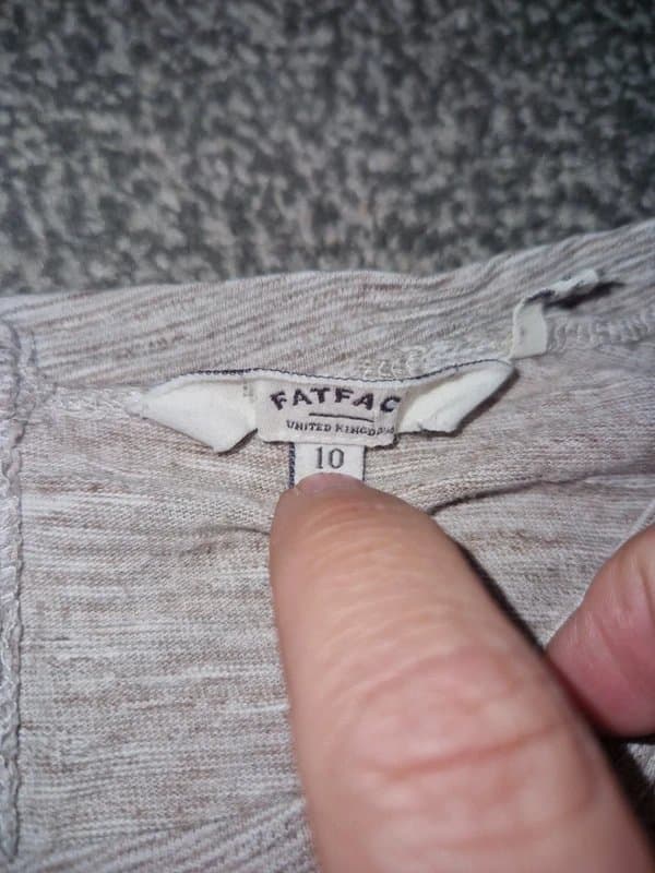 FatFace Size 10 long sleeve fatface button down the back top